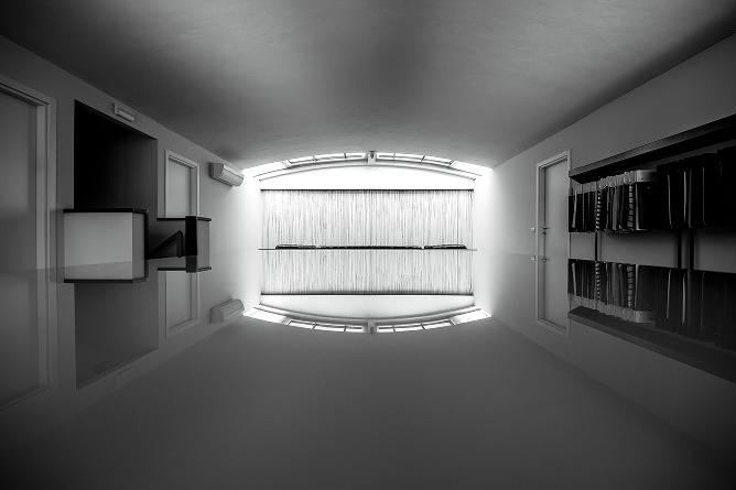 Showroom Landini — Area esposizione tessuti